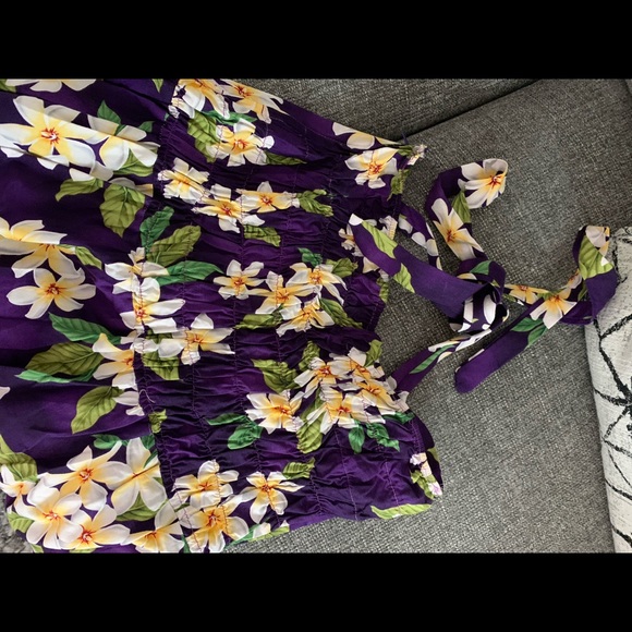 Purple Floral Backless Women’s Dress Size M - Picture 14 of 14